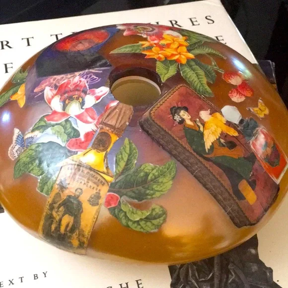 Vintage, handblown glass bud vase. Beautiful amber color. - Picture 1 of 6